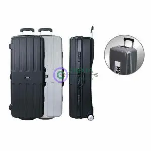 WIAWIS BOW CASE ABS WITH WHEELS SILVER