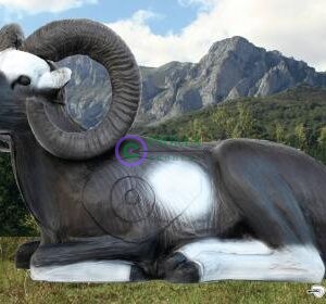 2D-Archery Target Face Bedded Mouflon