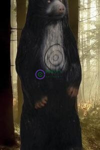 2D-Archery Target Face Small Black Bear