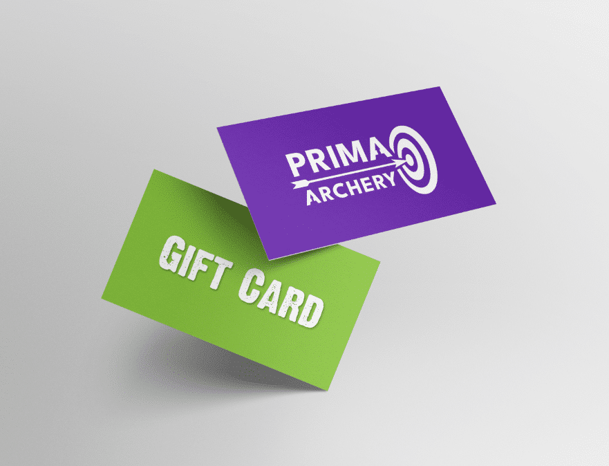 Green and purple archery pro shop gift cards